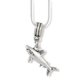 Shark Charm Snake Chain Necklace